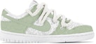 Order 【定製球鞋】 Nike Dunk Low ESS 解構鞋帶 腰果花 高街 復古 低幫 板鞋 女款 青綠色