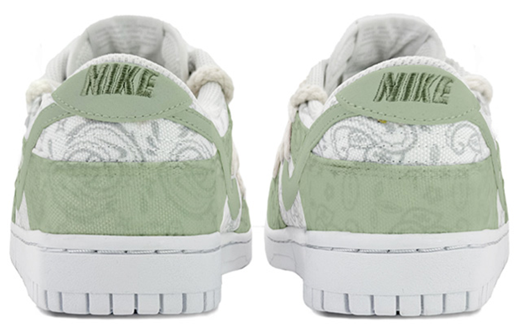 Shop (W) [Kasut Custom] Nike Dunk Low ESS 'Mint Paisley' DJ9955-100(TeamK-龙井QD)