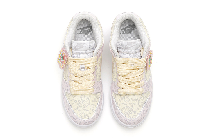 [Custom Shoes] (W) Nike Dunk Low ESS 'Oil Painting Garden Yellow-Pink' 圖 4