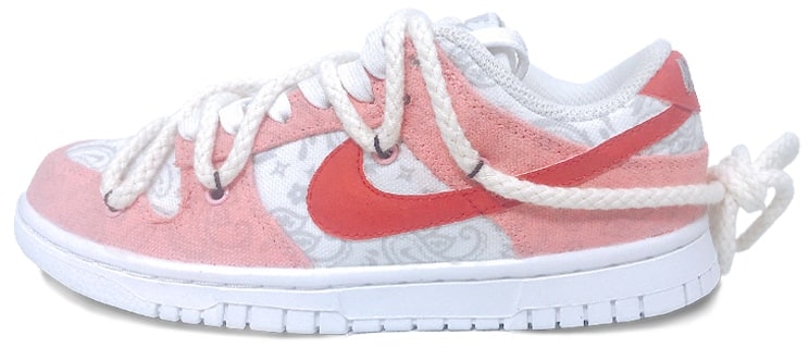 custom-shoes-women-nike-dunk-low-ess-paisley-pink-white