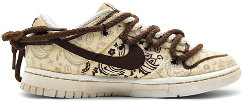 (W) 나이키 덩크 로우 에센셜 '페이즐리 라떼 옐로우 브라운' (커스텀) DJ9955-100(Team16-女款摩根腰果花) Order (W) 나이키 덩크 로우 에센셜 '페이즐리 라떼 옐로우 브라운' (커스텀) DJ9955-100(Team16-女款摩根腰果花)