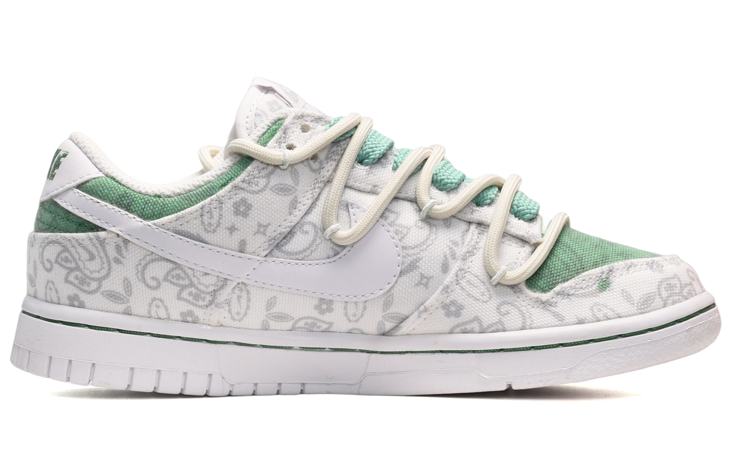 [Custom Shoes] (W) Nike Dunk Low ESS 'Paisley Blue-White' 圖 2