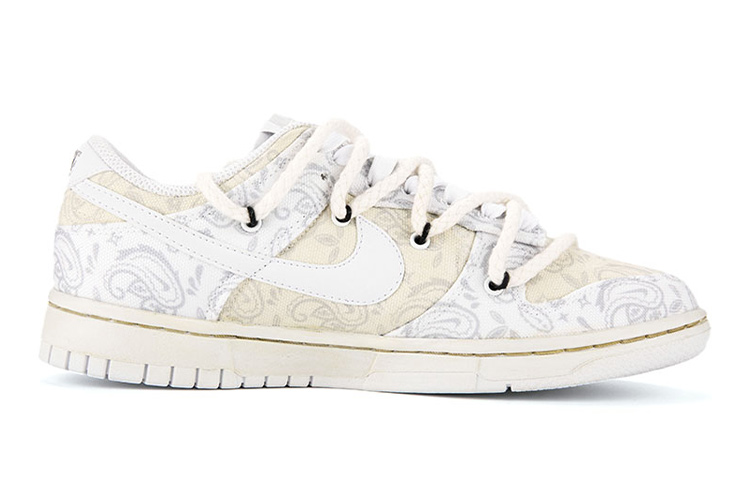 [Custom Shoes] (W) Nike Dunk Low ESS 'Paisley Deconstructed Cream' 圖 2