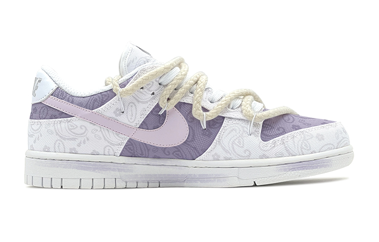 [Custom Shoes] (W) Nike Dunk Low ESS 'Paisley Pink-Purple' 圖 2