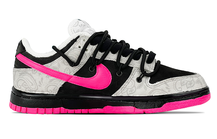 Order (W) [Sneakers Kustom] Nike Dunk Low ESS 'Paisley Neon Pink Rebel Girl' DJ9955-100(TeamY-女款腰果荧光粉)