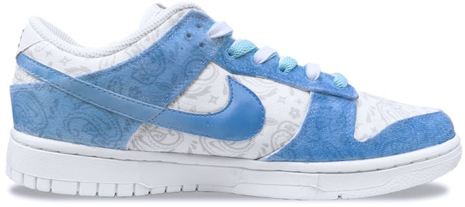 (W) 나이키 덩크 로우 커스텀 '페이즐리 블루 데님' (Nike Dunk Low Custom 'Paisley Blue Denim') DJ9955-100(Team21-腰果花光变蓝) Order (W) 나이키 덩크 로우 커스텀 '페이즐리 블루 데님' (Nike Dunk Low Custom 'Paisley Blue Denim') DJ9955-100(Team21-腰果花光变蓝)
