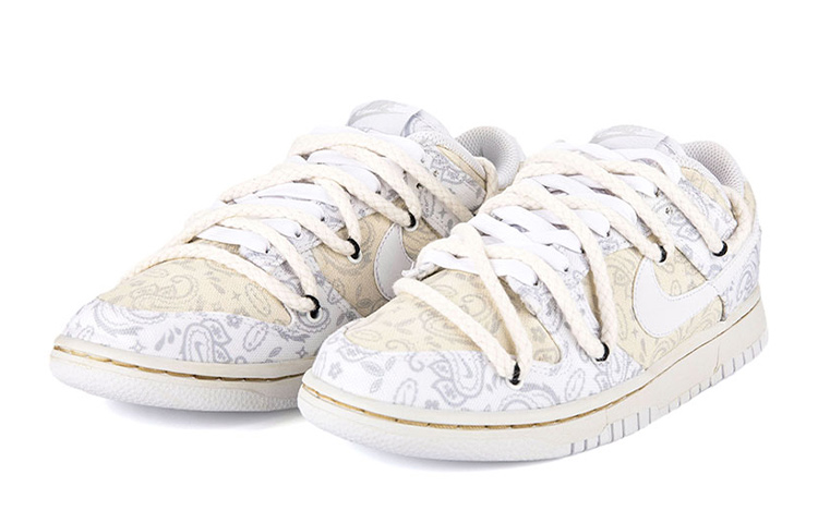 [Custom Shoes] (W) Nike Dunk Low ESS 'Paisley Deconstructed Cream' 圖 3