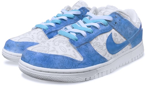 (W) 나이키 덩크 로우 커스텀 '페이즐리 블루 데님' (Nike Dunk Low Custom 'Paisley Blue Denim') DJ9955-100(Team21-腰果花光变蓝) Lookbook (W) 나이키 덩크 로우 커스텀 '페이즐리 블루 데님' (Nike Dunk Low Custom 'Paisley Blue Denim') DJ9955-100(Team21-腰果花光变蓝)