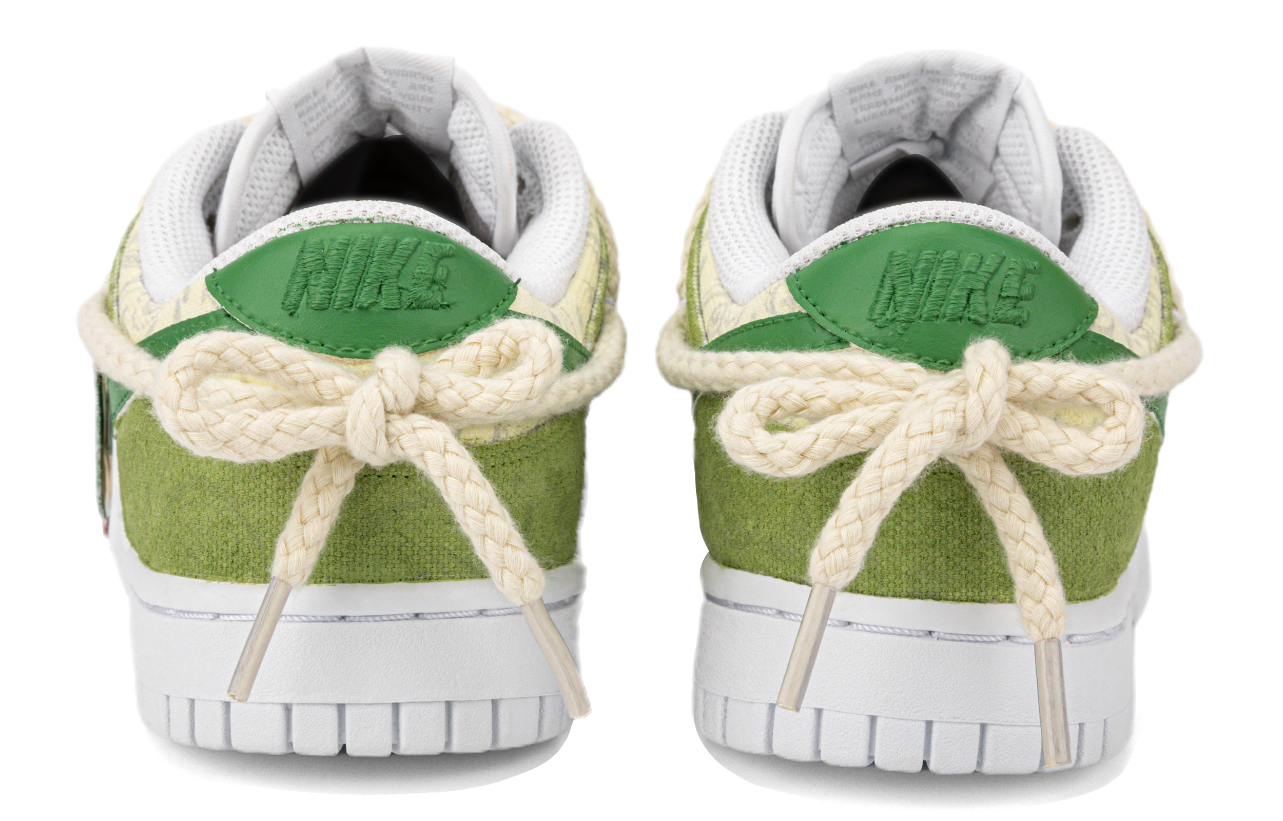 [Custom Shoes] (W) Nike Dunk Low ESS 'Paisley Lime Green' 圖 4