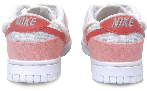 (W) 나이키 덩크 로우 ESS '페이즐리 핑크-화이트' (커스텀) DJ9955-100(Team21-腰果花桃粉S-BOX) Shop (W) 나이키 덩크 로우 ESS '페이즐리 핑크-화이트' (커스텀) DJ9955-100(Team21-腰果花桃粉S-BOX)