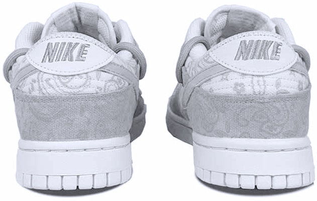 (W) 【カスタムシューズ】(女性) ナイキ ダンク ロー ESS 'ペイズリー グレー セメント' DJ9955-100(Team21-腰果花水泥灰) Purchase (W) 【カスタムシューズ】(女性) ナイキ ダンク ロー ESS 'ペイズリー グレー セメント' DJ9955-100(Team21-腰果花水泥灰)