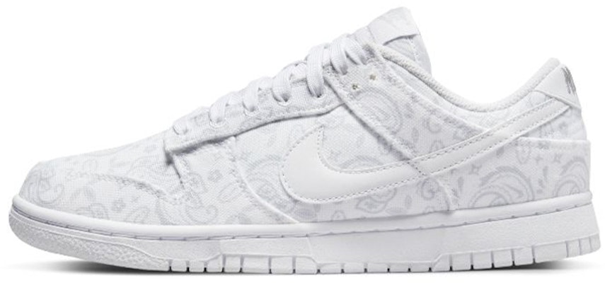 【定制球鞋】Nike Dunk Low ESS Paisley 紫色腰果花 復古解構風 低幫 板鞋 女款 紫色 Details for 【定制球鞋】Nike Dunk Low ESS Paisley 紫色腰果花 復古解構風 低幫 板鞋 女款 紫色