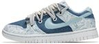 Buy (W) Zapatillas Nike Dunk Low ESS 'Patchwork Paisley Gris Azul' DJ9955-100(TeamB-女款腰果花灰蓝B-BOX)