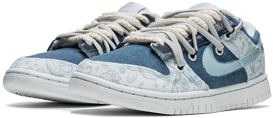 (W) Zapatillas Nike Dunk Low ESS 'Patchwork Paisley Gris Azul' DJ9955-100(TeamB-女款腰果花灰蓝B-BOX) Lookbook (W) Zapatillas Nike Dunk Low ESS 'Patchwork Paisley Gris Azul' DJ9955-100(TeamB-女款腰果花灰蓝B-BOX)