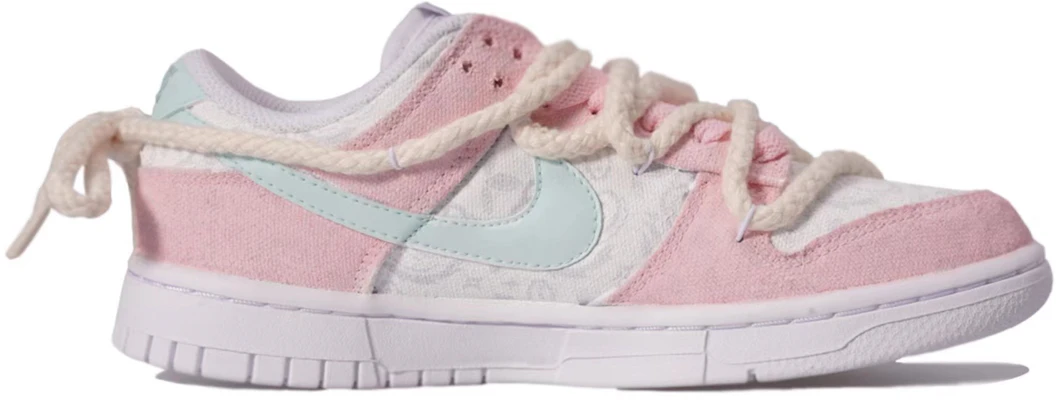 (W) 【カスタムシューズ】(女性) ナイキ ダンク ロー ESS 'ピンク桜バニー - 兎年' DJ9955-100(Team33-粉樱小兔女款) Order (W) 【カスタムシューズ】(女性) ナイキ ダンク ロー ESS 'ピンク桜バニー - 兎年' DJ9955-100(Team33-粉樱小兔女款)