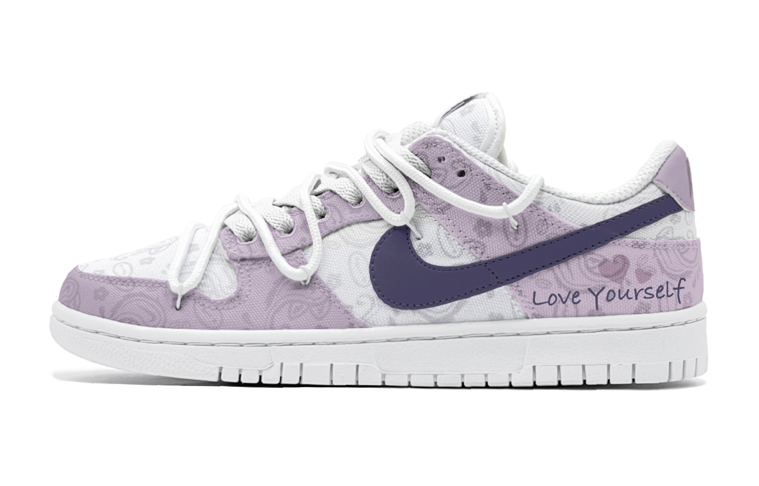 [Custom Shoes] (W) Nike Dunk Low ESS 'Purple Grape'