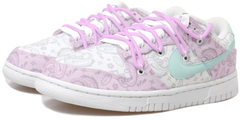 (W) 나이키 덩크 로우 ESS '퍼플 그린 페이즐리 디컨' DJ9955-100(Team拾玖-香芋地瓜腰果花) Lookbook (W) 나이키 덩크 로우 ESS '퍼플 그린 페이즐리 디컨' DJ9955-100(Team拾玖-香芋地瓜腰果花)