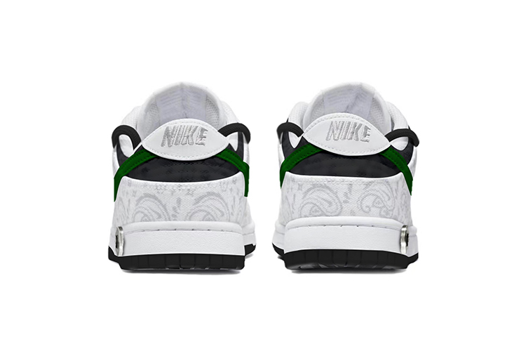 [Custom Shoes] (W) Nike Dunk Low ESS 'Retro Reverse Panda Avocado Paisley' 圖 4