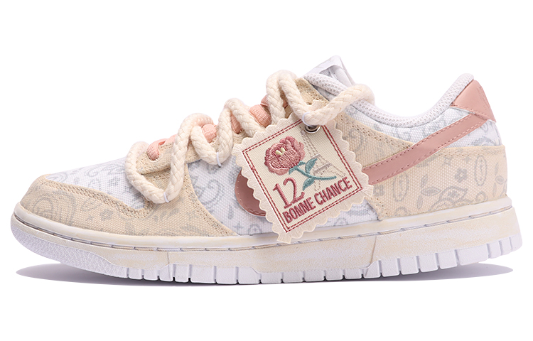 [Custom Shoes] (W) Nike Dunk Low ESS 'Rose Bandana - Vintage Pink'