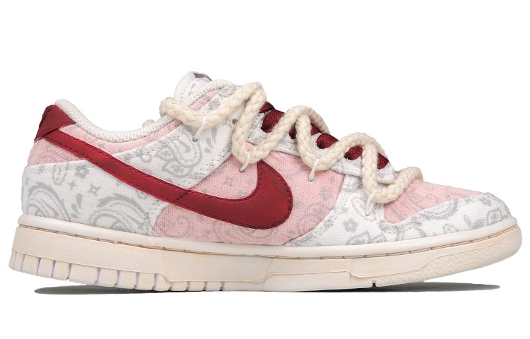 Order (W) [Zapatillas Personalizadas] Nike Dunk Low ESS 'Rosa Pastel Paisley' DJ9955-100(Team27-女款蔷薇甜心)