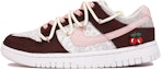 Buy 【定製球鞋】Nike Dunk Low ESS 夏日櫻桃 簡約解構 腰果花 低幫 板鞋 女款 酒紅粉色