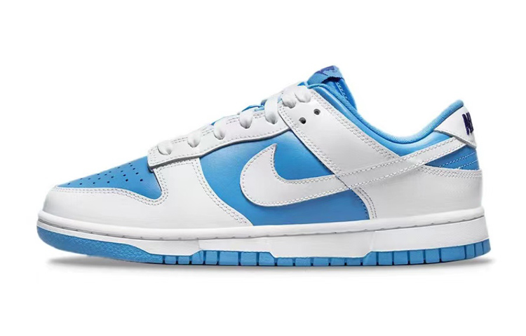 Details for (W) 나이키 덩크 로우 ESS '화이트 블루 데님 하트' (커스텀) DJ9955-101(TeamF-牛仔做旧复古)