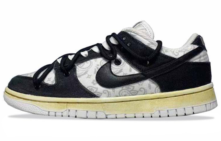 Buy (W) [Sepatu Kustom] Nike Dunk Low ESS 'White Paisley' Putih DJ9955-100(Team21-腰果花墨钰)