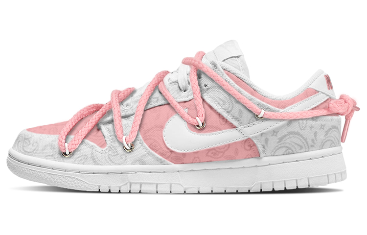 [Custom Shoes] (W) Nike Dunk Low ESS 'White Paisley'