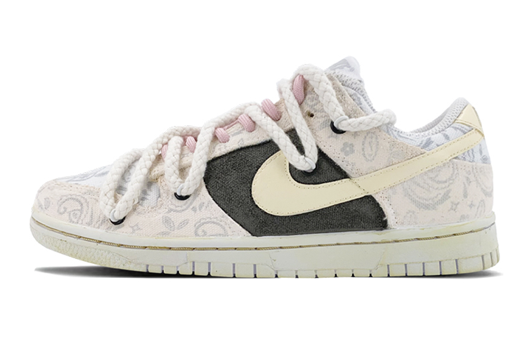 [Custom Shoes] (W) Nike Dunk Low ESS 'White Paisley'