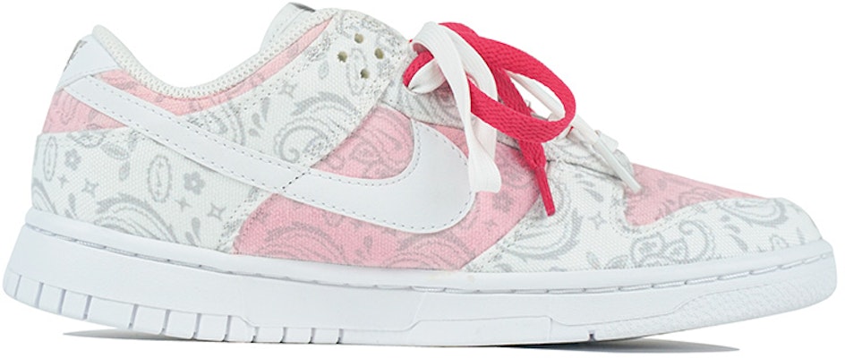 (W) 【カスタムシューズ】(女性用) ナイキ ダンク ロー ESS 'ホワイトペイズリー' DJ9955-100(Team陆-少女来信QD) Order (W) 【カスタムシューズ】(女性用) ナイキ ダンク ロー ESS 'ホワイトペイズリー' DJ9955-100(Team陆-少女来信QD)