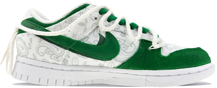 (W) 나이키 덩크 로우 커스텀 '화이트 페이즐리 마작' DJ9955-100(Team40-国粹恭喜发财麻将绿) Order (W) 나이키 덩크 로우 커스텀 '화이트 페이즐리 마작' DJ9955-100(Team40-国粹恭喜发财麻将绿)