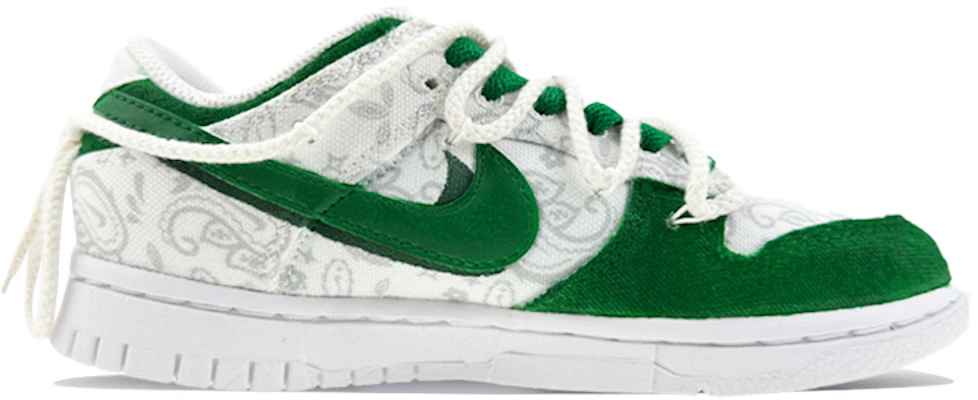 (W) ナイキ ダンク low カスタム 白ペイズリー緑麻雀 (Nike Dunk low カスタム 白ペ緑麻雀) DJ9955-100(Team40-国粹恭喜发财麻将绿) Order (W) ナイキ ダンク low カスタム 白ペイズリー緑麻雀 (Nike Dunk low カスタム 白ペ緑麻雀) DJ9955-100(Team40-国粹恭喜发财麻将绿)