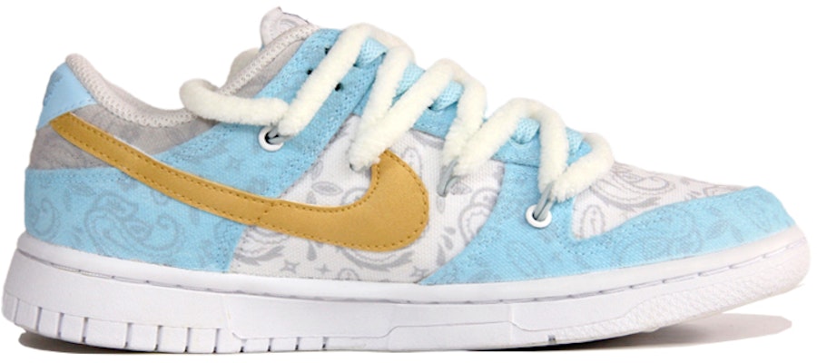 (W) ナイキ ダンク LOW ESS "ホワイトペイズリー" (カスタム) DJ9955-100(TeamJ-圣诞冰蓝腰果花男女款) Order (W) ナイキ ダンク LOW ESS "ホワイトペイズリー" (カスタム) DJ9955-100(TeamJ-圣诞冰蓝腰果花男女款)