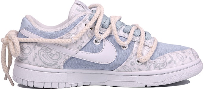 (W) 나이키 덩크 로우 ESS '화이트 페이즐리' (커스텀) DJ9955-100(Team4-女款雾霾腰果花) Order (W) 나이키 덩크 로우 ESS '화이트 페이즐리' (커스텀) DJ9955-100(Team4-女款雾霾腰果花)