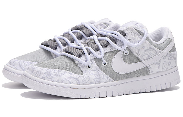Lookbook (W) [カスタムシューズ] (レディース) ナイキ ダンク ロー ESS 'ホワイトペイズリー バレンタインデー' DJ9955-100(Team拾伍-女款灰白腰果花)