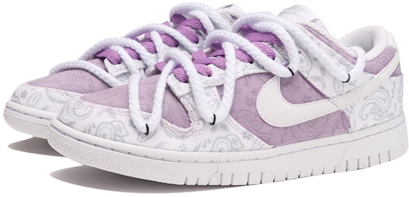 (W) Zapatillas Nike Dunk Low ESS 'Blanco Paisley Lavanda' DJ9955-100(TeamThree-女款薰衣草-白紫) Lookbook (W) Zapatillas Nike Dunk Low ESS 'Blanco Paisley Lavanda' DJ9955-100(TeamThree-女款薰衣草-白紫)