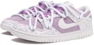 Lookbook 【定制球鞋】Nike Dunk Low ESS White Paisley 薰衣草 復古解構風 反轉紫 潮流 低筒 板鞋 女款 白紫