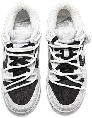 (W) 나이키 덩크 로우 ESS '화이트 페이즐리' (커스텀) DJ9955-100(Team24-女款黑白QD) Shop (W) 나이키 덩크 로우 ESS '화이트 페이즐리' (커스텀) DJ9955-100(Team24-女款黑白QD)