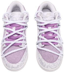 【定制球鞋】Nike Dunk Low ESS White Paisley 薰衣草 復古解構風 反轉紫 潮流 低筒 板鞋 女款 白紫 Shop 【定制球鞋】Nike Dunk Low ESS White Paisley 薰衣草 復古解構風 反轉紫 潮流 低筒 板鞋 女款 白紫
