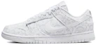 Details for 【定制球鞋】Nike Dunk Low ESS "白色佩斯利" 葡萄軟糖 甜酷 低幫 板鞋 女款 黑紫
