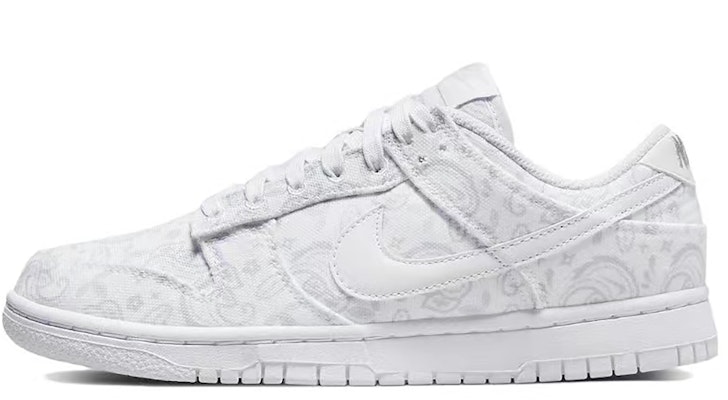 (W) 나이키 덩크 로우 커스텀 '화이트 페이즐리' DJ9955-100(TeamE-女款腰果花黄白棕) Sizing (W) 나이키 덩크 로우 커스텀 '화이트 페이즐리' DJ9955-100(TeamE-女款腰果花黄白棕)