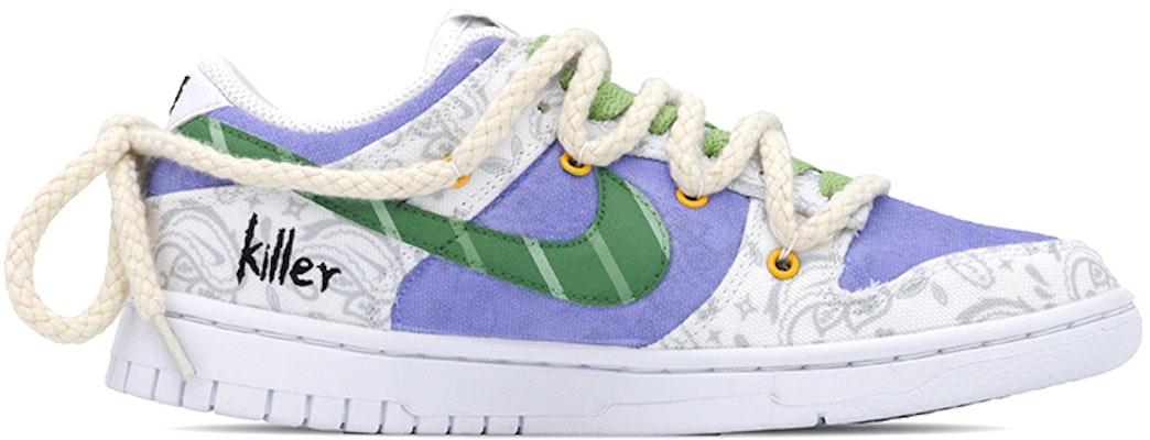 (W) 나이키 덩크 로우 에센셜 '화이트 퍼플 - 데님 페이즐리 디컨스트럭티드' DJ9955-100(team肆-腰果花白紫解构T) Order (W) 나이키 덩크 로우 에센셜 '화이트 퍼플 - 데님 페이즐리 디컨스트럭티드' DJ9955-100(team肆-腰果花白紫解构T)