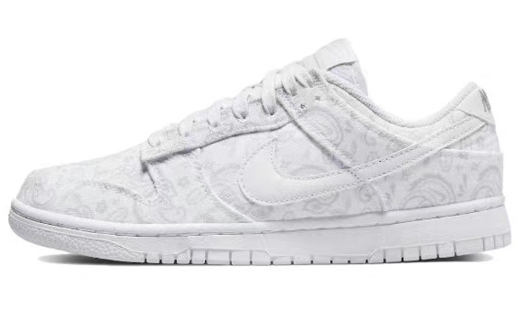 Purchase (W) [カスタムシューズ] (女性用) ナイキ ダンク ロー ESS 'ホワイトパープル - デニムペイズリー デコンストラクテッド' DJ9955-100(team肆-腰果花白紫解构T)