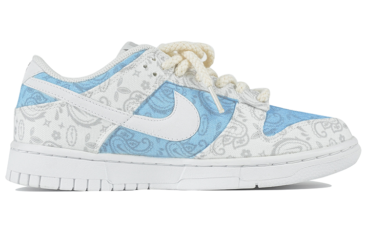 Order (W) [定制鞋款] 耐克Dunk Low基本款 '大学蓝佩斯利花纹' DJ9955-100(Team陆-大学蓝腰果花QD)