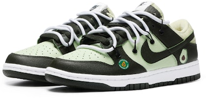 (W) 【オーダーメイドシューズ】(女性用) ナイキダンクローLX 'アボカドバレンタイン' DM7606-300(Team拾伍-女款黑白绿S-BOX) Lookbook (W) 【オーダーメイドシューズ】(女性用) ナイキダンクローLX 'アボカドバレンタイン' DM7606-300(Team拾伍-女款黑白绿S-BOX)