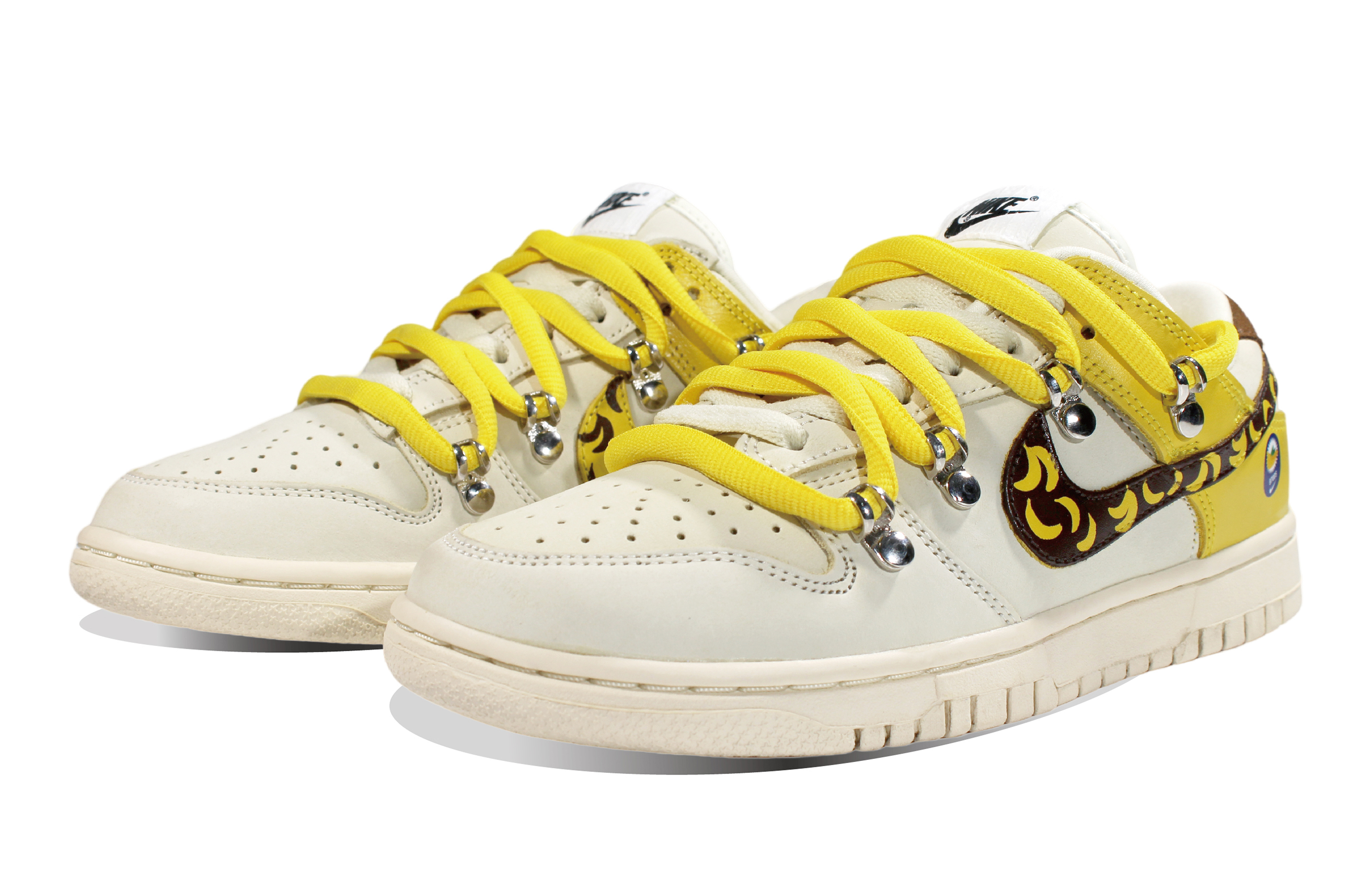 Lookbook (W) [Zapatos Personalizados] Nike Dunk Low LX 'Plátano' DR5487-100(Team30-解构香蕉QD)