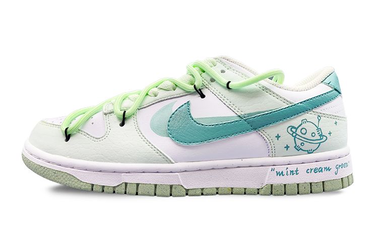 Buy (W) [Zapatillas Personalizadas] Nike Dunk Low Next Nature 'Mint Planet' DN1431-102(Team75-女款薄荷星球白浅绿)