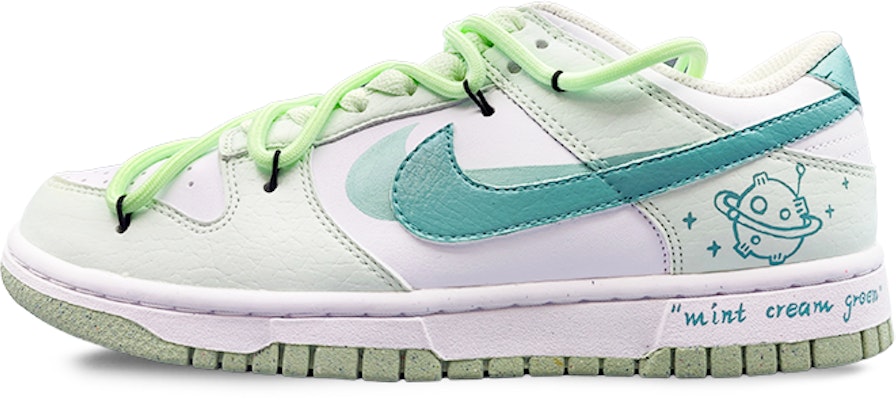 【訂製球鞋】Nike Dunk Low Next Nature 薄荷星球 清爽 夏日限定 雙鉤 解構 低筒 休閒鞋 女款 白淺綠 Buy 【訂製球鞋】Nike Dunk Low Next Nature 薄荷星球 清爽 夏日限定 雙鉤 解構 低筒 休閒鞋 女款 白淺綠