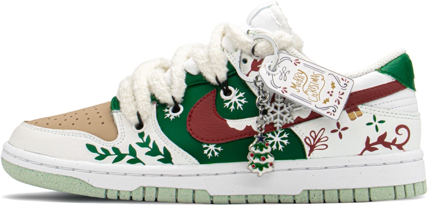 【客製化球鞋】Nike Dunk Low Next Nature 聖誕禮遇 解構 雪花 低幫 板鞋 女款 綠白 特殊禮盒 送禮 Buy 【客製化球鞋】Nike Dunk Low Next Nature 聖誕禮遇 解構 雪花 低幫 板鞋 女款 綠白 特殊禮盒 送禮