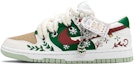 Buy 【客製化球鞋】Nike Dunk Low Next Nature 聖誕禮遇 解構 雪花 低幫 板鞋 女款 綠白 特殊禮盒 送禮